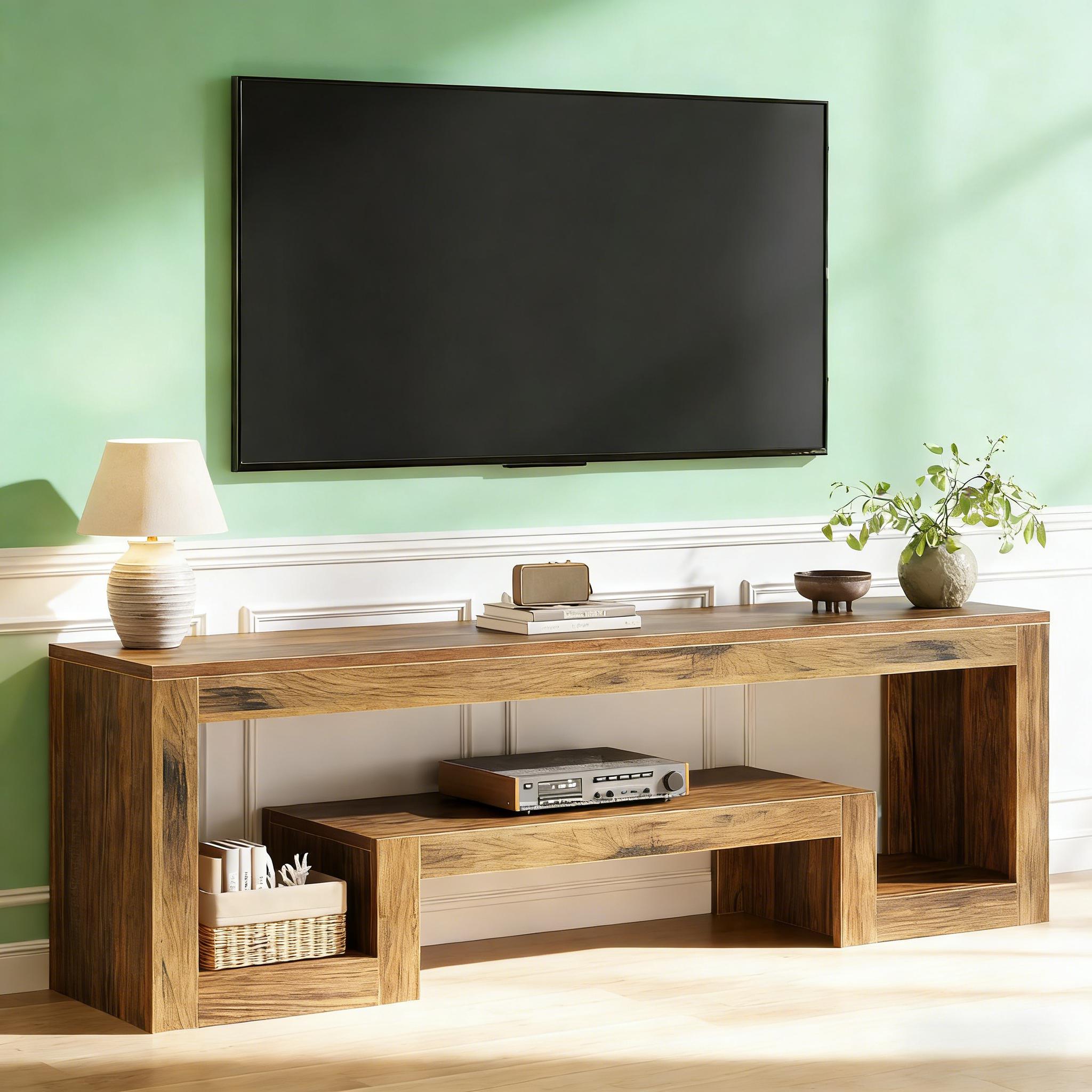 Vintage Tv Stand Media Console Table For Living Room Furniture_voghion.com